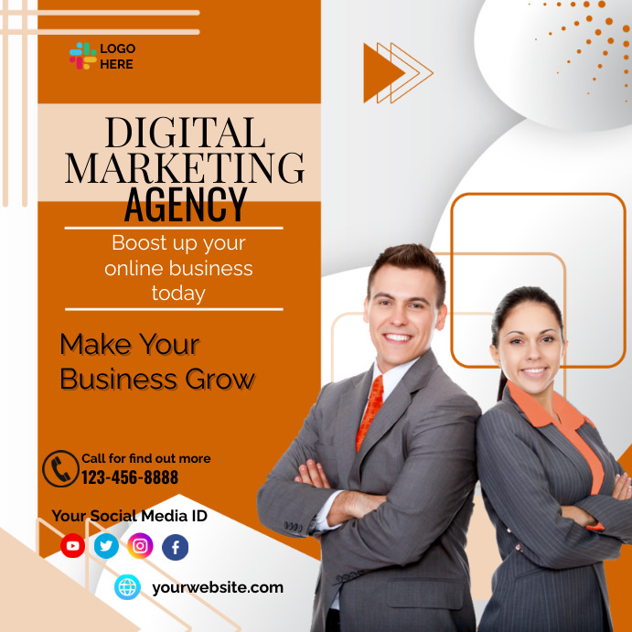 Digital Marketing Agency Poster Template | PosterMyWall