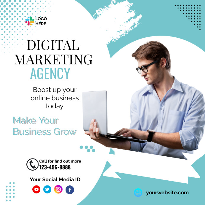 Digital Marketing Agency Poster Template | PosterMyWall