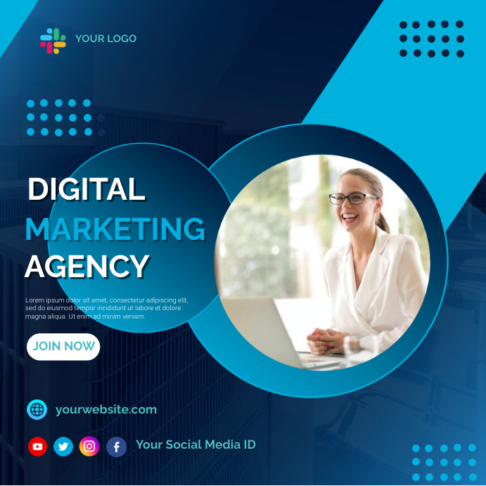 Digital Marketing Agency Poster Template | PosterMyWall