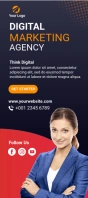 Digital Marketing Agency Rack Card template