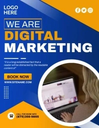 Digital Marketing Volante (Carta US) template