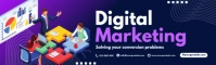 Digital Marketing LinkedIn Background Image template