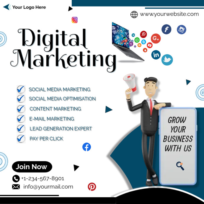 Digital Marketing Poster Template | PosterMyWall