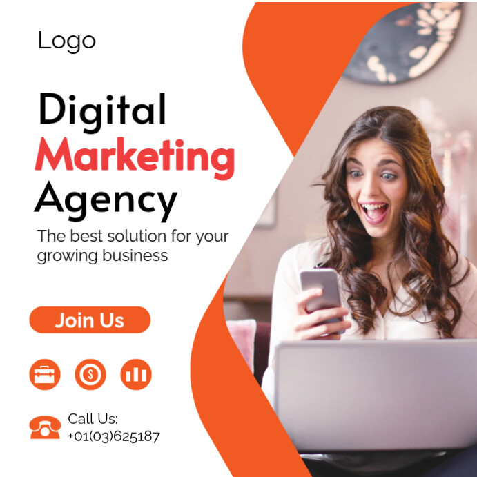 Digital Marketing Design Instagram Plasing template