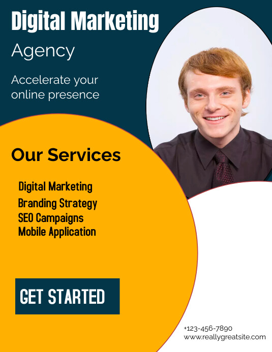 digital marketing Flyer (US Letter) template