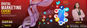 digital marketing Cabeçalho do Twitter template