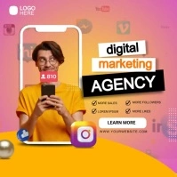 digital marketing Instagram Post template