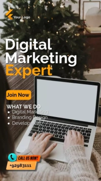 digital marketing Historia de Instagram template