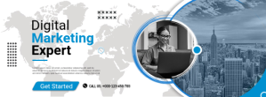 Digital Marketing Expert Ads Portada de Facebook template
