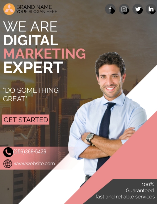 Digital Marketing Expert Iflaya (Incwadi ye-US) template