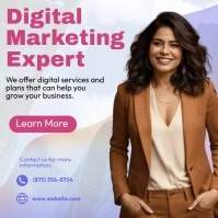 Digital Marketing Expert Publicación de Instagram template