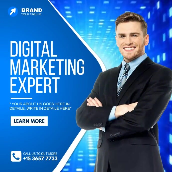Copy of Digital marketing expert | PosterMyWall