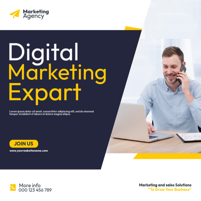 Digital-marketing-expert Instagram Plasing template