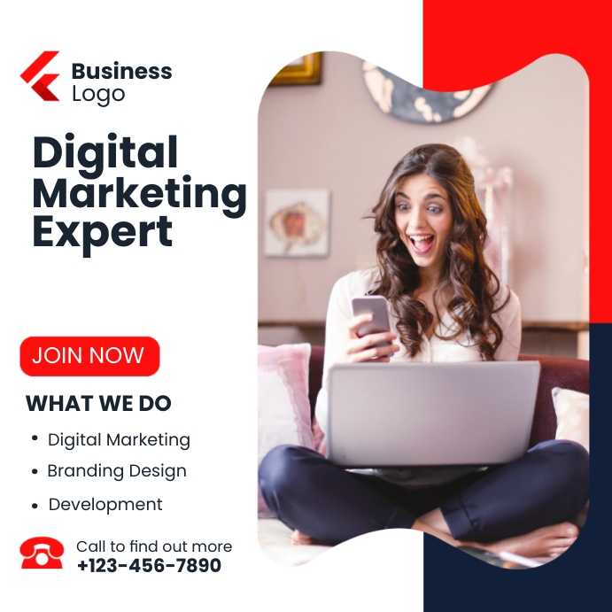 Copy of Digital Marketing Expert Instagram Post | PosterMyWall