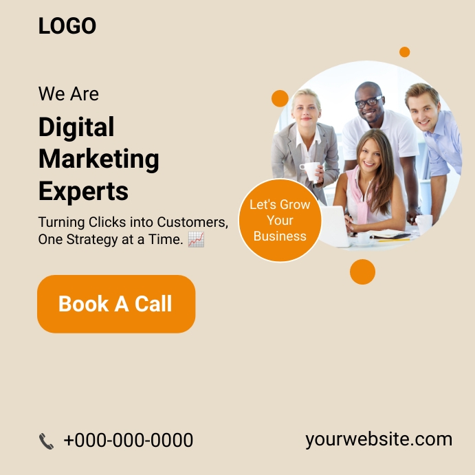 Digital Marketing Experts Сообщение Instagram template