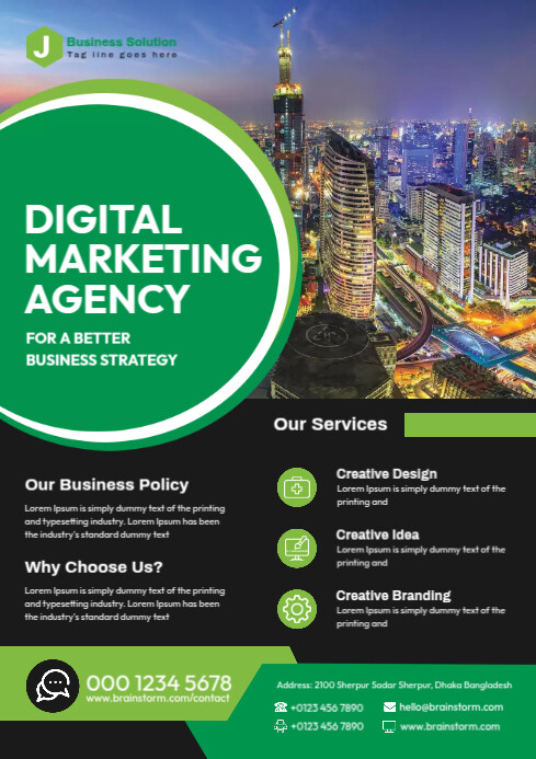 Digital Marketing Flyer Template | PosterMyWall