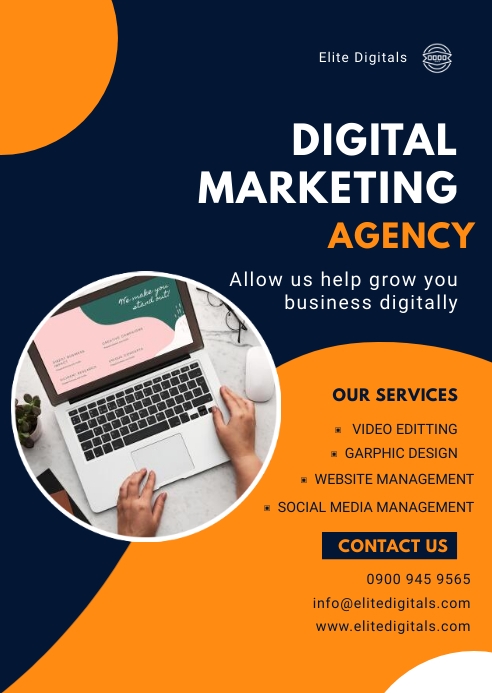 Digital marketing flyer Template | PosterMyWall