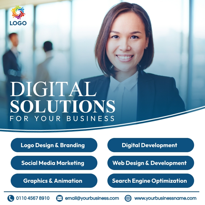 Digital marketing flyer designs Instagram Plasing template