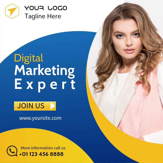 Digital Marketing Flyer for Instagram Ads Template PosterMyWall