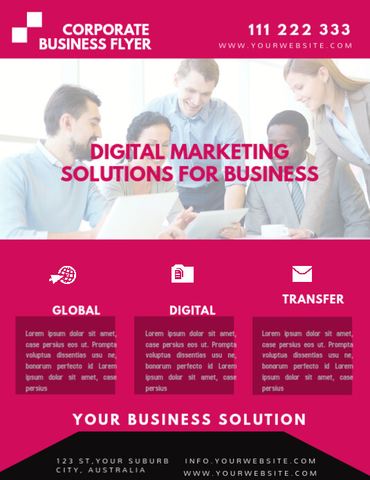 Digital Marketing Flyer Template Postermywall