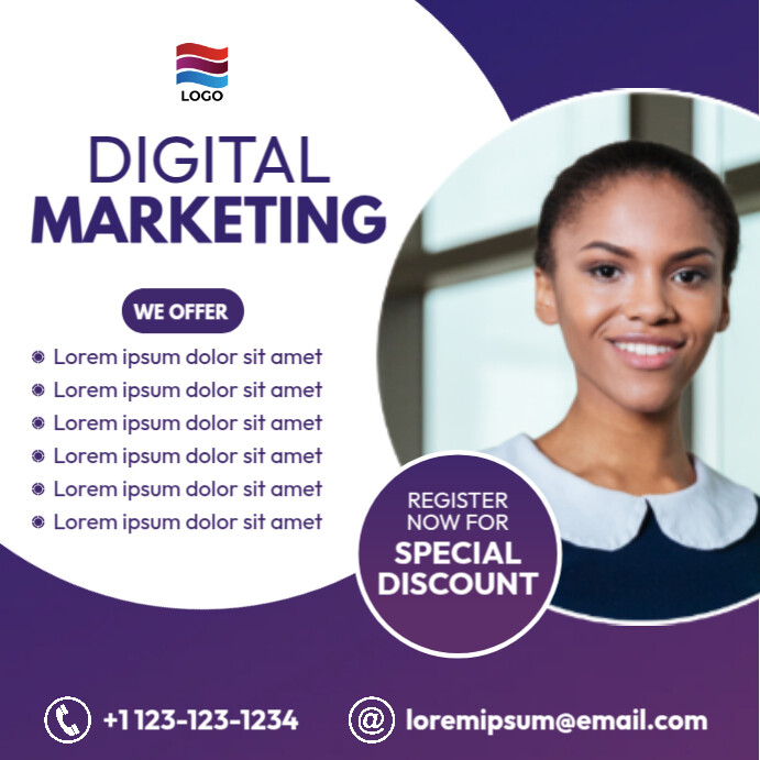 digital marketing Instagram flyers Template | PosterMyWall