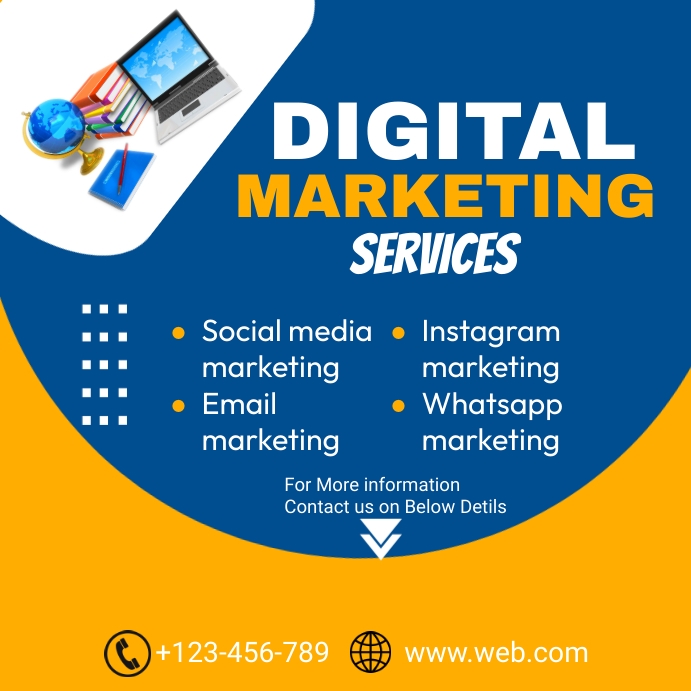 Digital marketing Instagram post Template | PosterMyWall