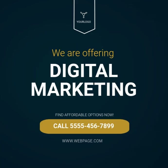 Digital Marketing Instagram Video Ad Template PosterMyWall