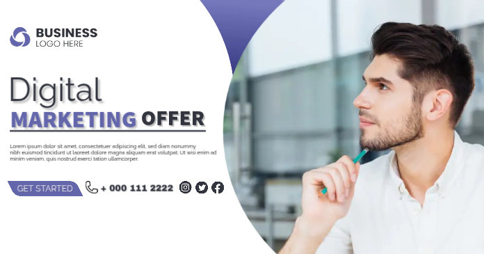 Digital Marketing Offer เทมเพลต | PosterMyWall