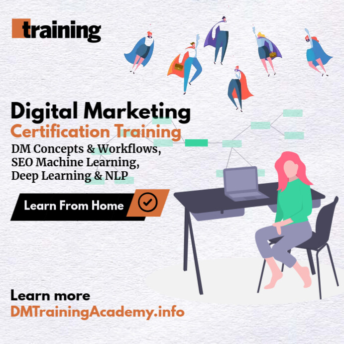 Digital Marketing Online Training Template PosterMyWall