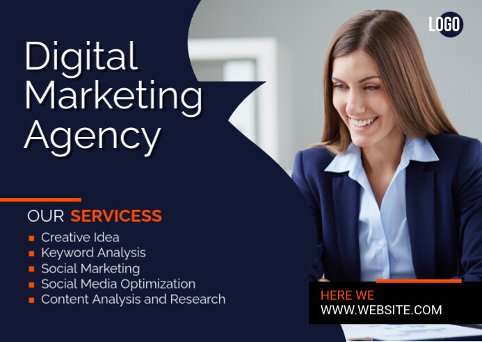 Digital Postcard Example Digital Marketing Postcard Template | PosterMyWall