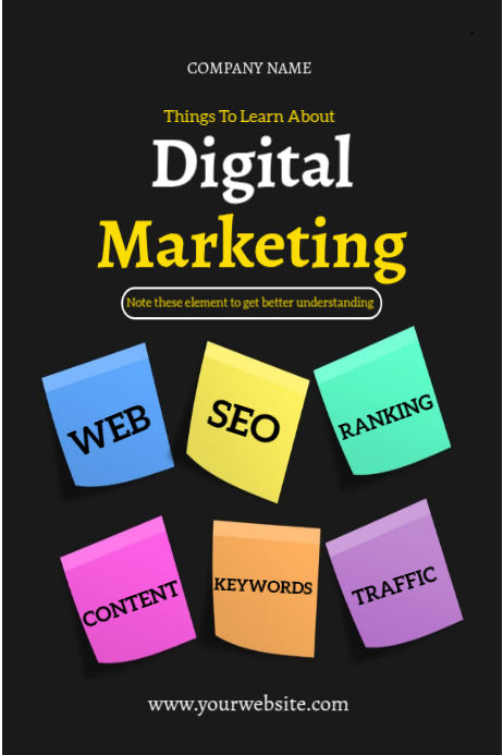 Digital Marketing Poster Design For Website | Need A Job Poster Design ...