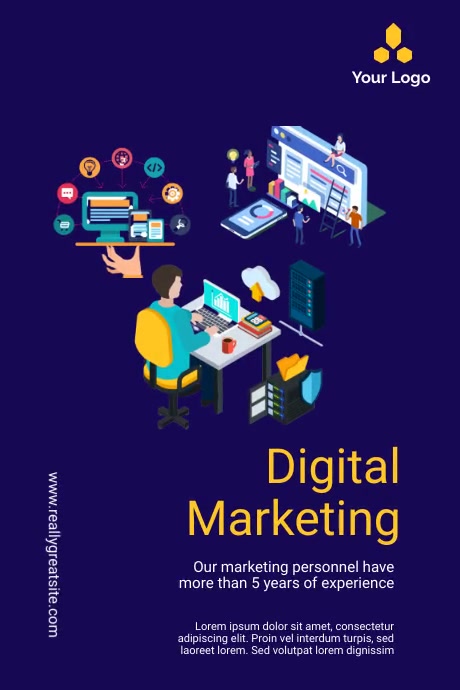 Digital Marketing Poster Template | PosterMyWall
