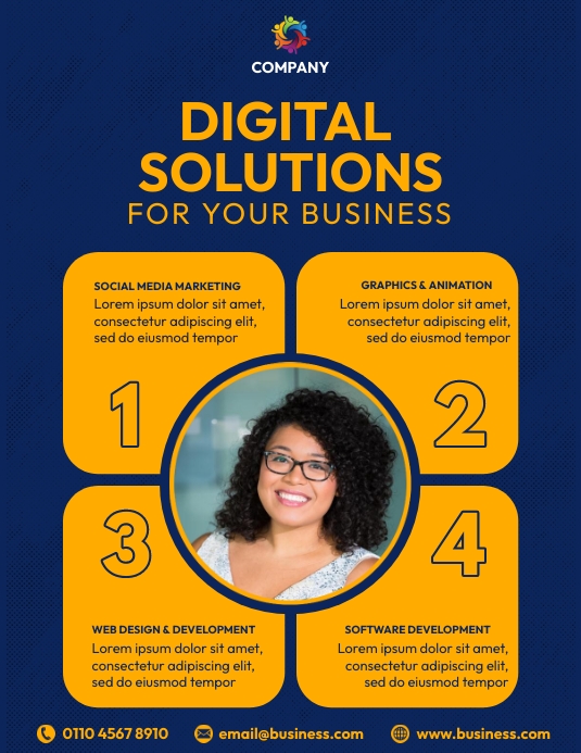 Infographic Digital Poster