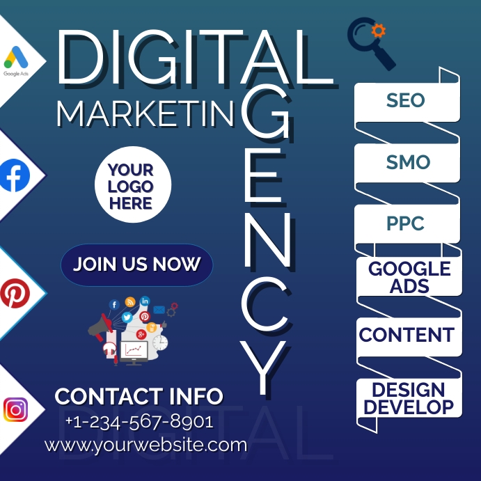 Digital Marketing Template | PosterMyWall