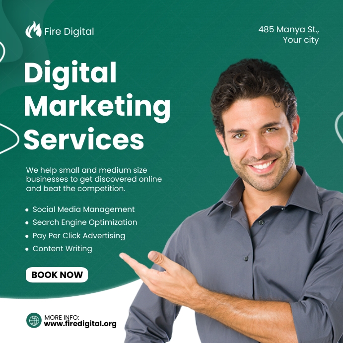 Digital Marketing Services Poster Template | PosterMyWall