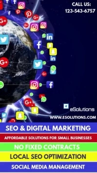 Digital Marketing Services Video Flyer template