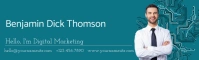 DIGITAL MARKETING TEMPLATE BANNER 2 LinkedIn Background Image