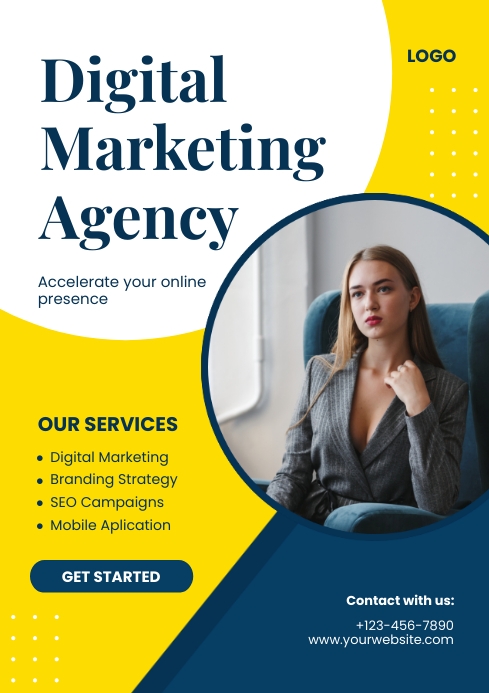 digital marketing template | PosterMyWall