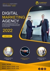 Digital marketing video template A4