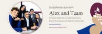 Digital media team linkedin banner template