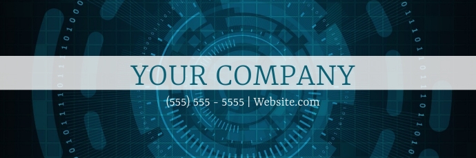 Digital or Technology Company Header Template | PosterMyWall