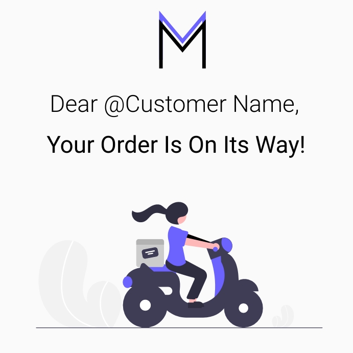 Digital Order Delivery Notification For Small Template | PosterMyWall