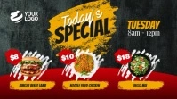 Digital Restaurant Menu Digital Display template