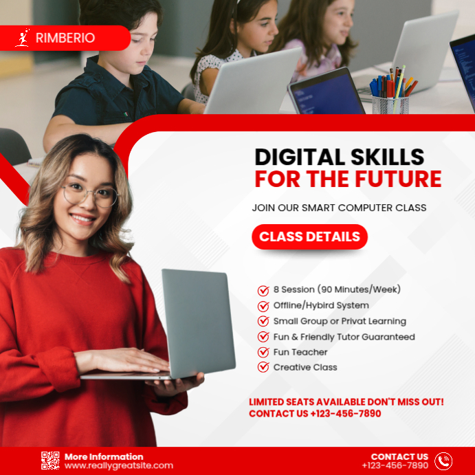 digital skill for the future Template | PosterMyWall