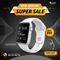 Digital Watch Ads Instagram Post template