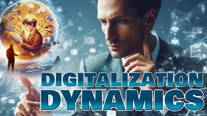 DIGITALIZATION DYNAMICS YouTube Thumbnail template