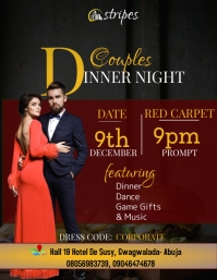 Dinner Pamflet (VSA Brief) template