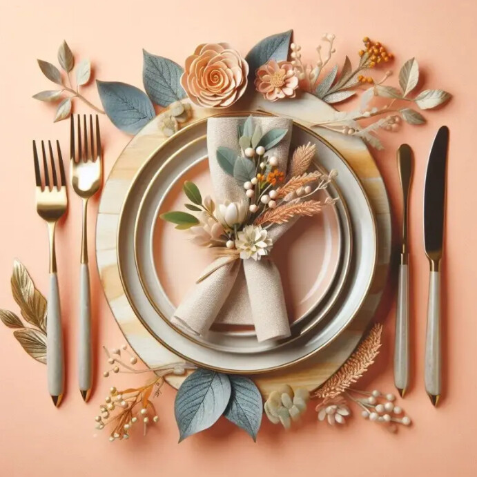 Dinner Set Template PosterMyWall