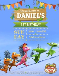Dinosaur Train Template | PosterMyWall