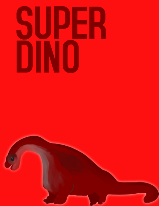 Dinosaurs Poster Рекламная листовка (US Letter) template